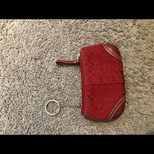coach wallet keychain